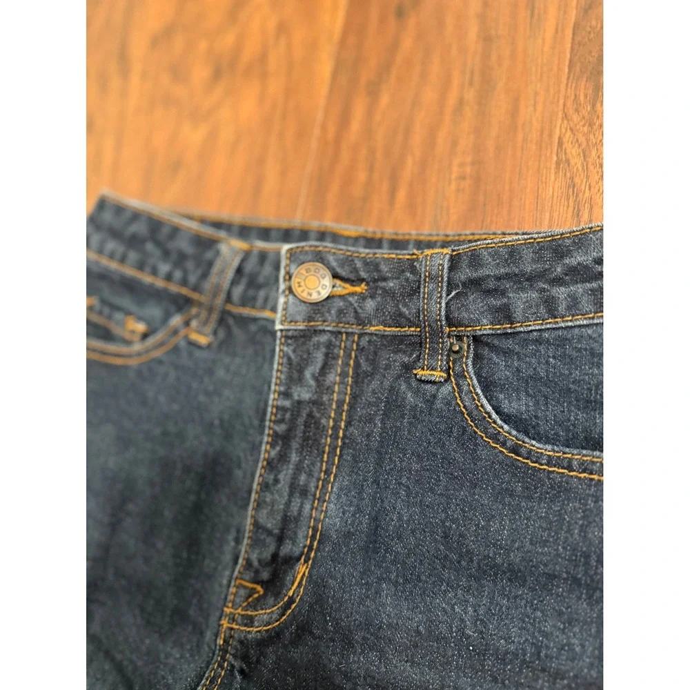 BDG Urban Outfitters Y2K Erin High Rise Denim Shortie Dark Wash Shorts Size 25w - Picture 2 of 9